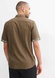 Overhemd met korte mouwen, slim fit, bonprix