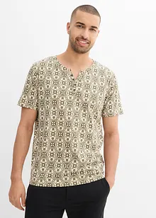 Henley shirt van puur katoen, bonprix
