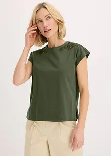 Shirt met kanten detail, bonprix