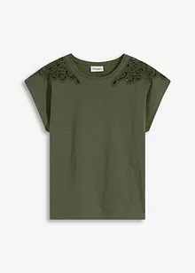 Shirt met kanten detail, bonprix