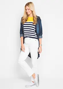 Twill broek van elastisch katoen, bonprix