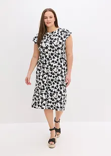 Jurk met plooitjes, bonprix