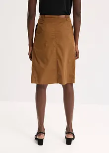 Midirok in een katoenmix, bonprix
