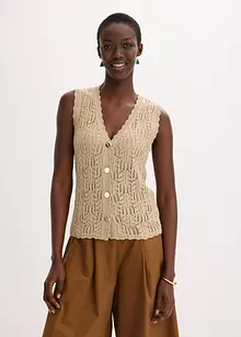 Ajour vest, bonprix
