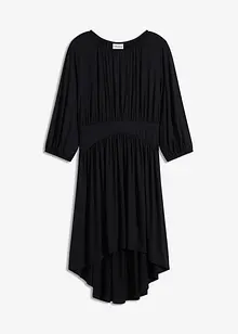 Jersey jurk met plooitjes, bonprix