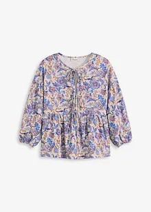 Shirtblouse met een veterdetail, bonprix
