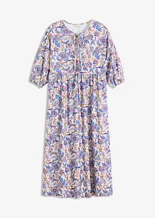 Jersey jurk met strikkoordjes, bonprix