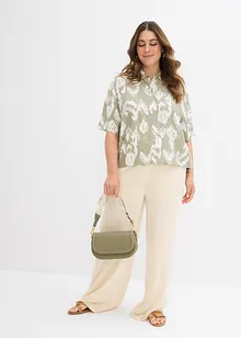 Viscose blouse met korte mouwen, bonprix