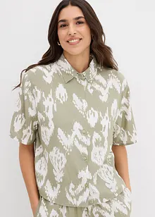 Viscose blouse met korte mouwen, bonprix