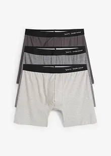 Halflange boxers (set van 3), bonprix