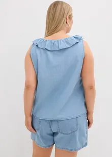 Spijker blousetop van biologisch katoen, bonprix