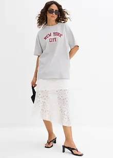Oversized shirt van biologisch katoen, bonprix