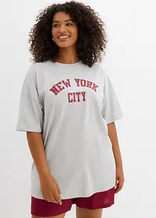 Oversized shirt van biologisch katoen, bonprix
