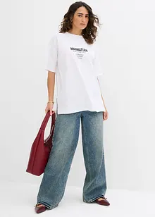 Oversized shirt van puur biologisch katoen, bonprix
