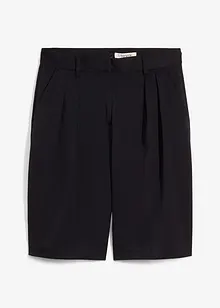 Bermuda met bandplooien in een viscosemix, bonprix