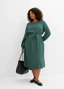 Midi jurk van fijne viscose, bonprix