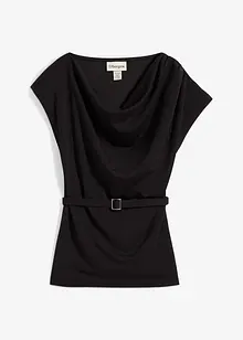 Top in gestructureerde crêpe, bonprix