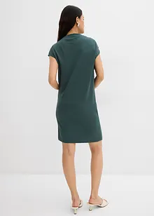 Mini jurk van gestructureerde crêpe, bonprix