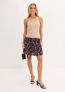 Gebreide top met metallic effect, bonprix