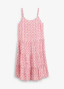 Jurk met spaghettibandjes van soepele viscose, bonprix