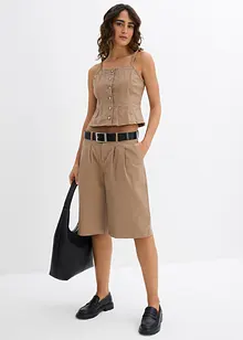 Lange bermuda in een elastische katoenmix, bonprix