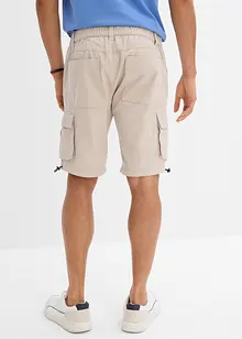 Cargo bermuda met comfortabele band, regular fit, bonprix