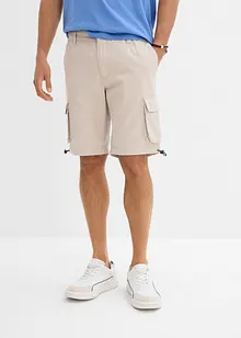 Cargo bermuda met comfortabele band, regular fit, bonprix