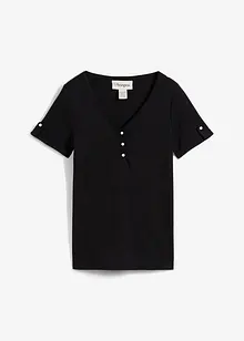 Henley shirt van puur biologisch katoen, bonprix