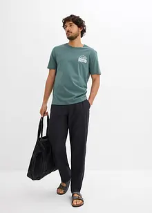 T-shirt (set van 2) van puur katoen, bonprix