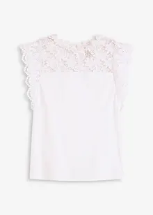Shirt met kant, bonprix