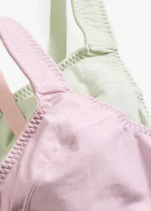 Bh zonder beugels met biologisch katoen (set van 2), bonprix