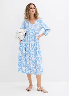 Midi jurk van soepele viscose, bonprix