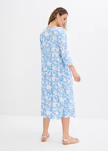 Midi jurk van soepele viscose, bonprix