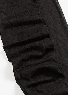 Panty 30 den in netlook met stippen, bonprix