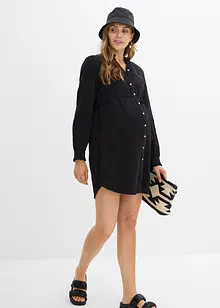 Zwangerschaps-blousejurk van zachte katoenen mousseline, bonprix