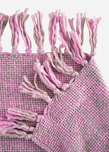 Hochwaardige knuffeldeken met franjes, bonprix