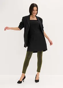 Thermo legging van glittergaren, bonprix