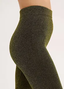 Thermo legging van glittergaren, bonprix