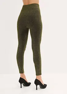 Thermo legging van glittergaren, bonprix