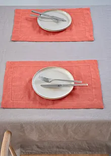 Linnen placemats (set van 2), bonprix