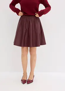 Korte imitatieleren rok, bonprix