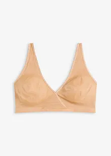 Bralette van glanzend materiaal, bonprix