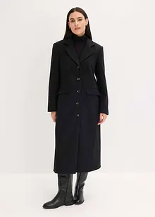 Lange jas in wollen look, bonprix