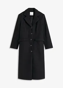 Lange jas in wollen look, bonprix