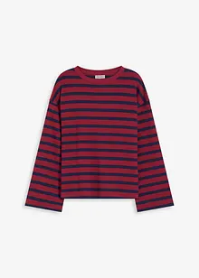 Gestreept shirt van puur biologisch katoen, bonprix