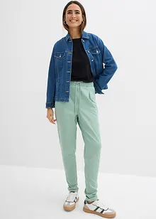 Chino broek van scuba, bonprix