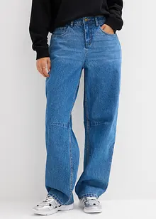 Barrel jeans mid waist, bonprix