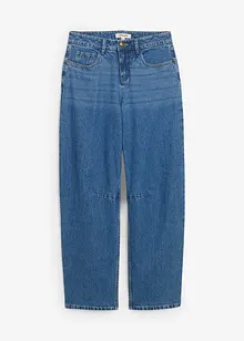 Barrel jeans mid waist, bonprix