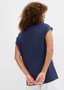 Longshirt van biologisch katoen (set van 2), bonprix