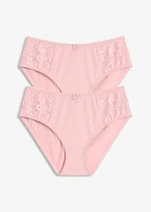 Maxislip met fijn kant (set van 2), bonprix